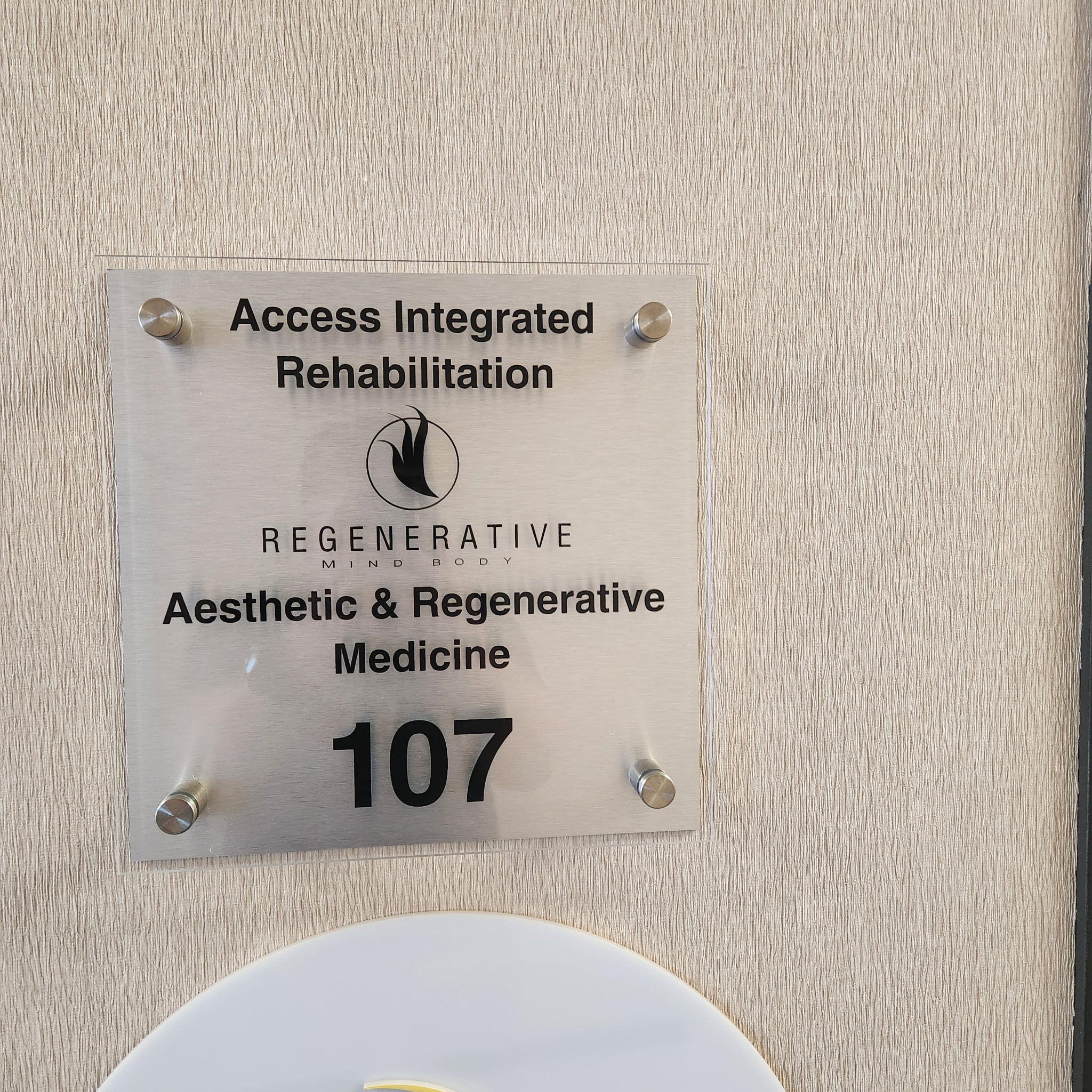 Regenerative Mind & Body office entrance