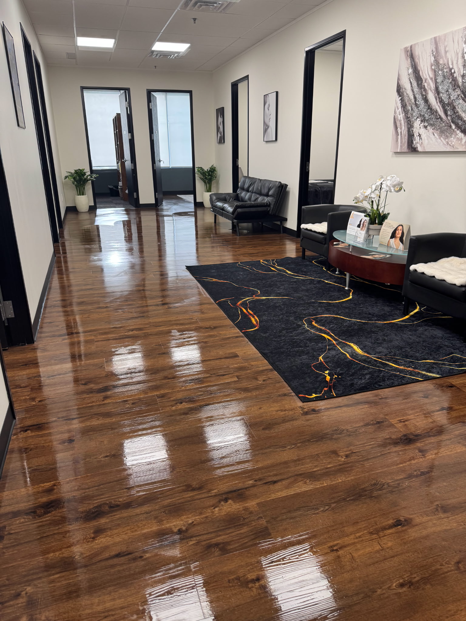 Elegant Reception & Waiting Area